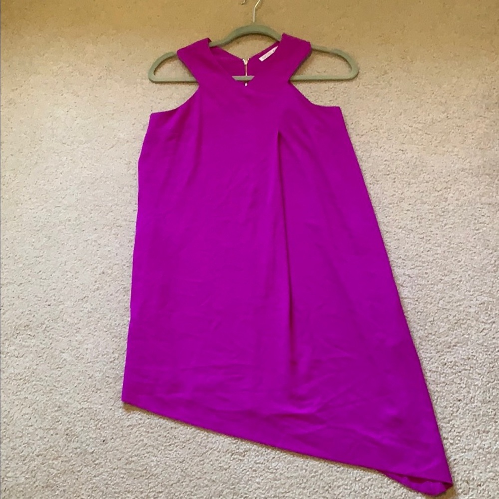 Rachel Roy Magenta Sleeveless Shift Dress XS